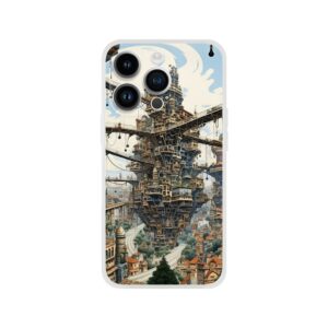 Surreal City Abstract Phone Case - Flexi case, Apple - iPhone 14 Pro