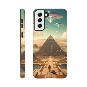 Sci-Fi Futuristic Egypt Phone Case - Tough case, Samsung - Galaxy S21 Plus