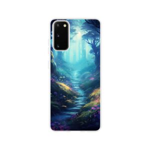 Path Through the Magic Forest Phone Case - Flexi case, Samsung - Galaxy S20