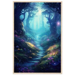 Path Through the Magic Forest Framed Print