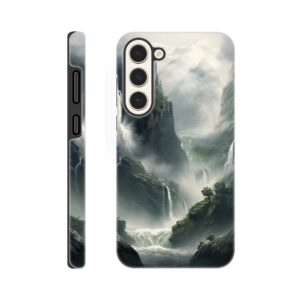 Mountain Waterfalls Rugged Phone Case - Tough case, Samsung - Galaxy S23 Plus
