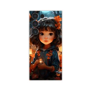 Enchanted World – Girl – Phone Case - Flexi case, Samsung - Galaxy S23 Ultra