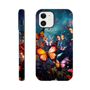 Butterflies of Light Colorful Phone Case - Tough case, Apple - iPhone 12