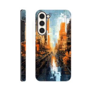 Abstract City Paint Splatter Phone Case - Tough case, Samsung - Galaxy S23 Plus
