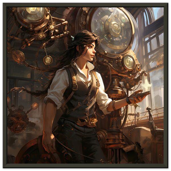 Steampunk Princess Fantasy Framed Print