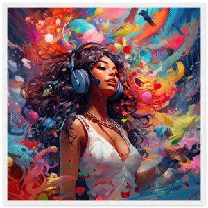 Music in Color Framed Print
