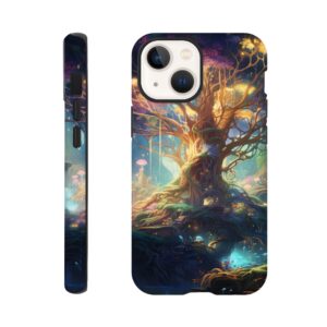 Magical Tree Kingdom Phone Case - Tough case, Apple - iPhone 13 Mini