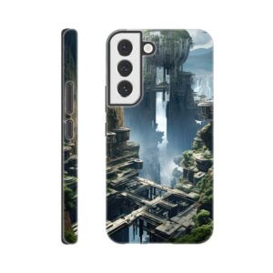 Sci-Fi Concept World Phone Case - Tough case, Samsung - Galaxy S22