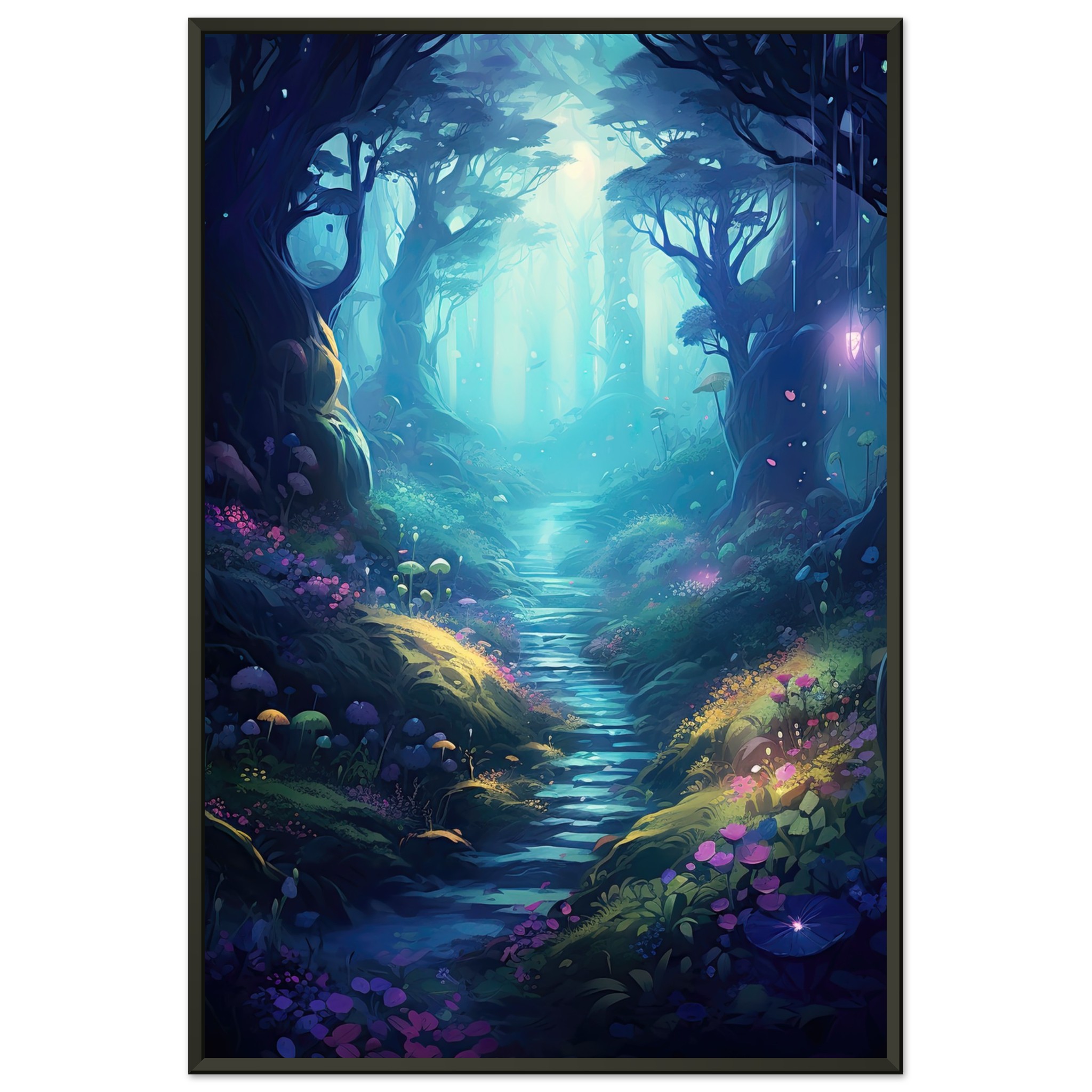 Path Through the Magic Forest Framed Print