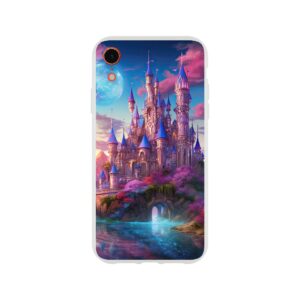 Colorful Fairy Tale Castle Phone Case - Flexi case, Apple - iPhone XR