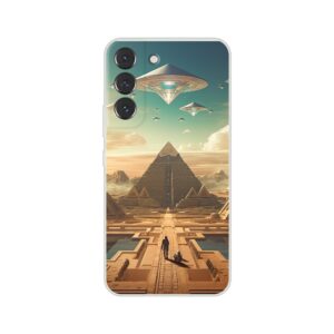 Sci-Fi Futuristic Egypt Phone Case - Flexi case, Samsung - Galaxy S22