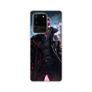 Cool Cyberpunk Dude Phone Case - Flexi case, Samsung - Galaxy S20 Ultra