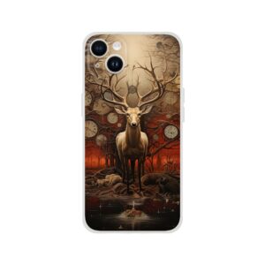 Forest Spirit God of Time Phone Case - Flexi case, Apple - iPhone 14 Plus