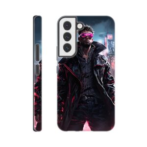 Cool Cyberpunk Dude Phone Case - Tough case, Samsung - Galaxy S22