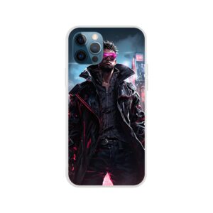 Cool Cyberpunk Dude Phone Case - Flexi case, Apple - iPhone 12 Pro