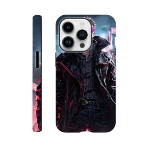 Cool Cyberpunk Dude Phone Case - Tough case, Apple - iPhone 14 Pro