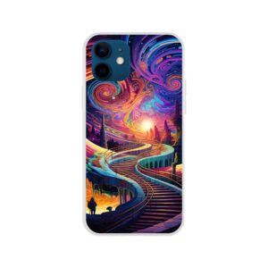 Trippy Colorful Adventure Phone Case - Flexi case, Apple - iPhone 12