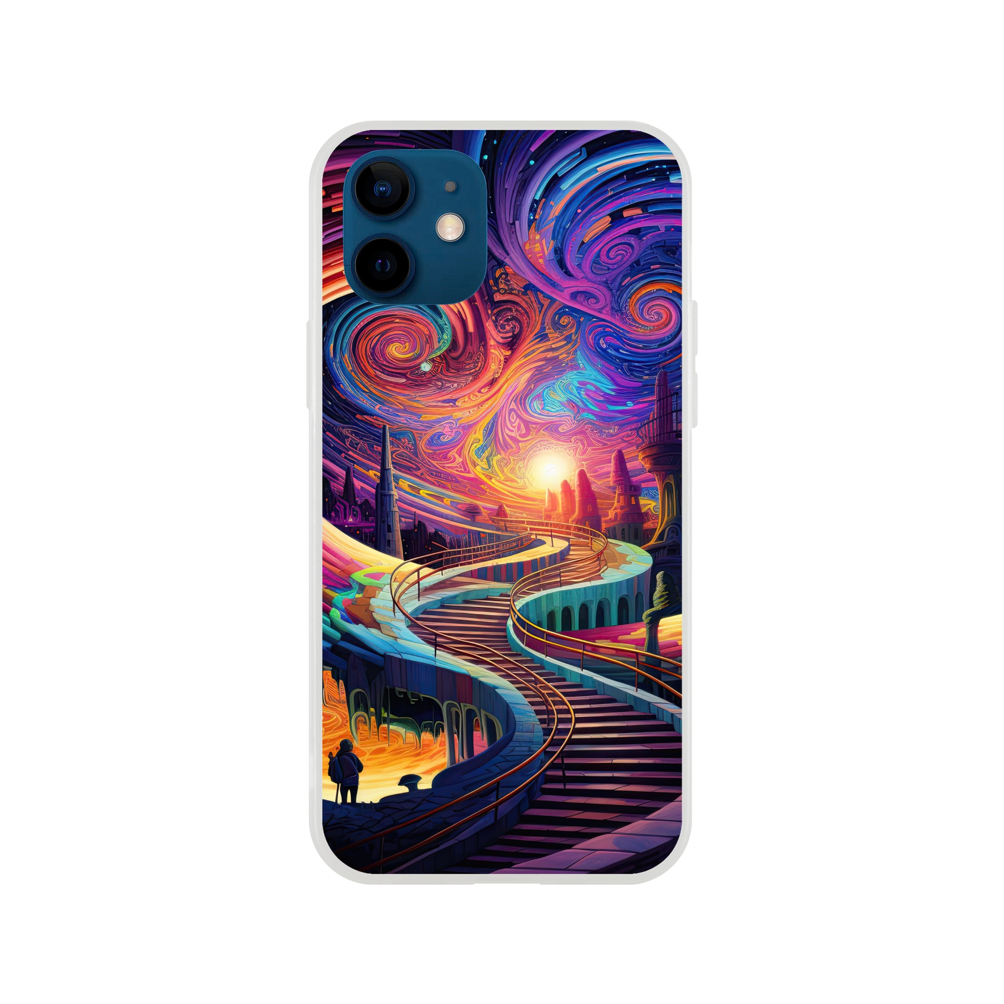 Trippy Colorful Adventure Phone Case – Flexi case, Apple – iPhone 12