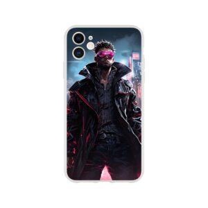 Cool Cyberpunk Dude Phone Case - Flexi case, Apple - iPhone 11