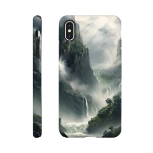 Mountain Waterfalls Rugged Phone Case - Tough case, Apple - iPhone XS Max