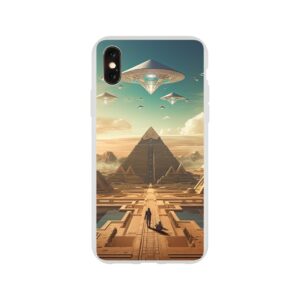 Sci-Fi Futuristic Egypt Phone Case - Flexi case, Apple - iPhone XS