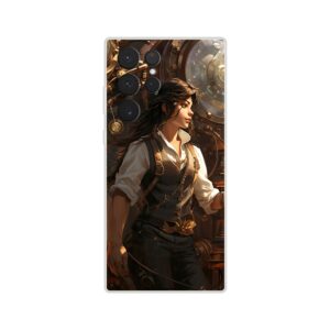 Steampunk Princess Fantasy Phone Case - Flexi case, Samsung - Galaxy S22 Ultra