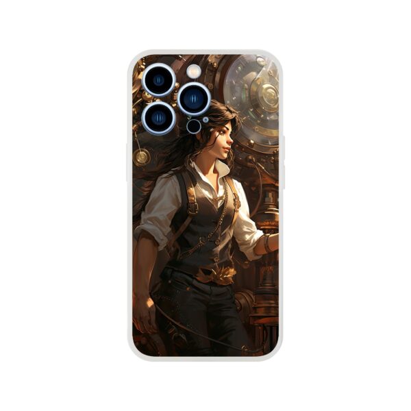 Steampunk Princess Fantasy Phone Case - Flexi case, Apple - iPhone 13 Pro