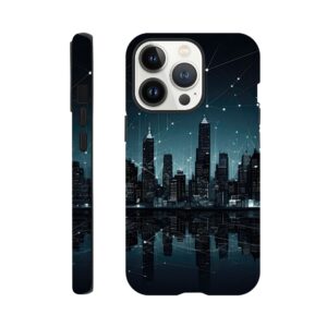 City Skyline Night Constellations Phone Case - Tough case, Apple - iPhone 13 Pro