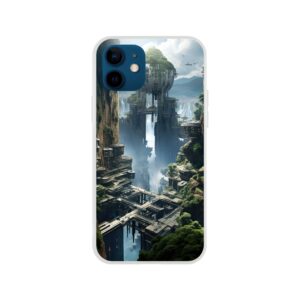 Sci-Fi Concept World Phone Case - Flexi case, Apple - iPhone 12