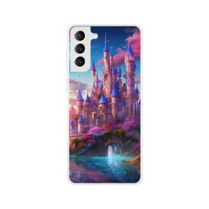 Colorful Fairy Tale Castle Phone Case - Flexi case, Samsung - Galaxy S21 Plus