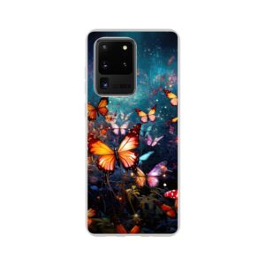 Butterflies of Light Colorful Phone Case - Flexi case, Samsung - Galaxy S20 Ultra