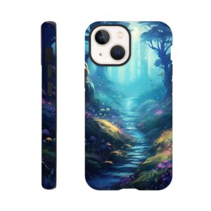 Path Through the Magic Forest Phone Case - Tough case, Apple - iPhone 13 Mini
