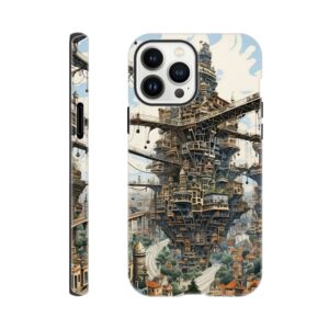 Surreal City Abstract Phone Case - Tough case, Apple - iPhone 13 Pro Max