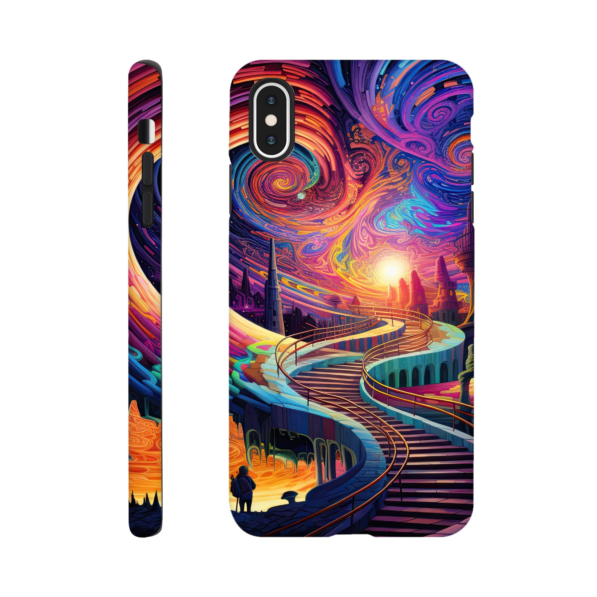 Trippy Colorful Adventure Phone Case – Tough case, Apple – iPhone XS Max