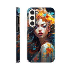 Girl Painted in Color Phone Case - Tough case, Samsung - Galaxy S23 Plus