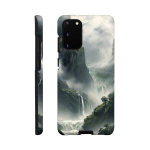 Mountain Waterfalls Rugged Phone Case - Tough case, Samsung - Galaxy S20