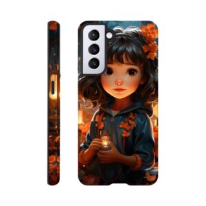 Enchanted World – Girl – Phone Case - Tough case, Samsung - Galaxy S21