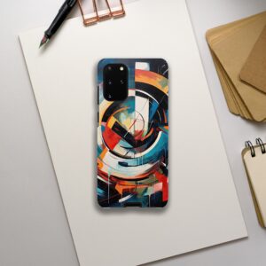 Abstract Colorful Painted Blue Phone Case - Tough case, Samsung - Galaxy S20 Plus