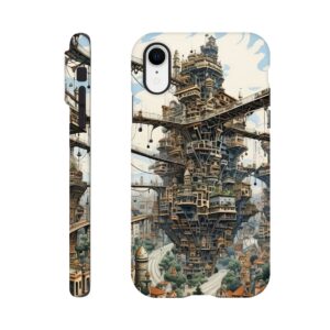 Surreal City Abstract Phone Case - Tough case, Apple - iPhone XR