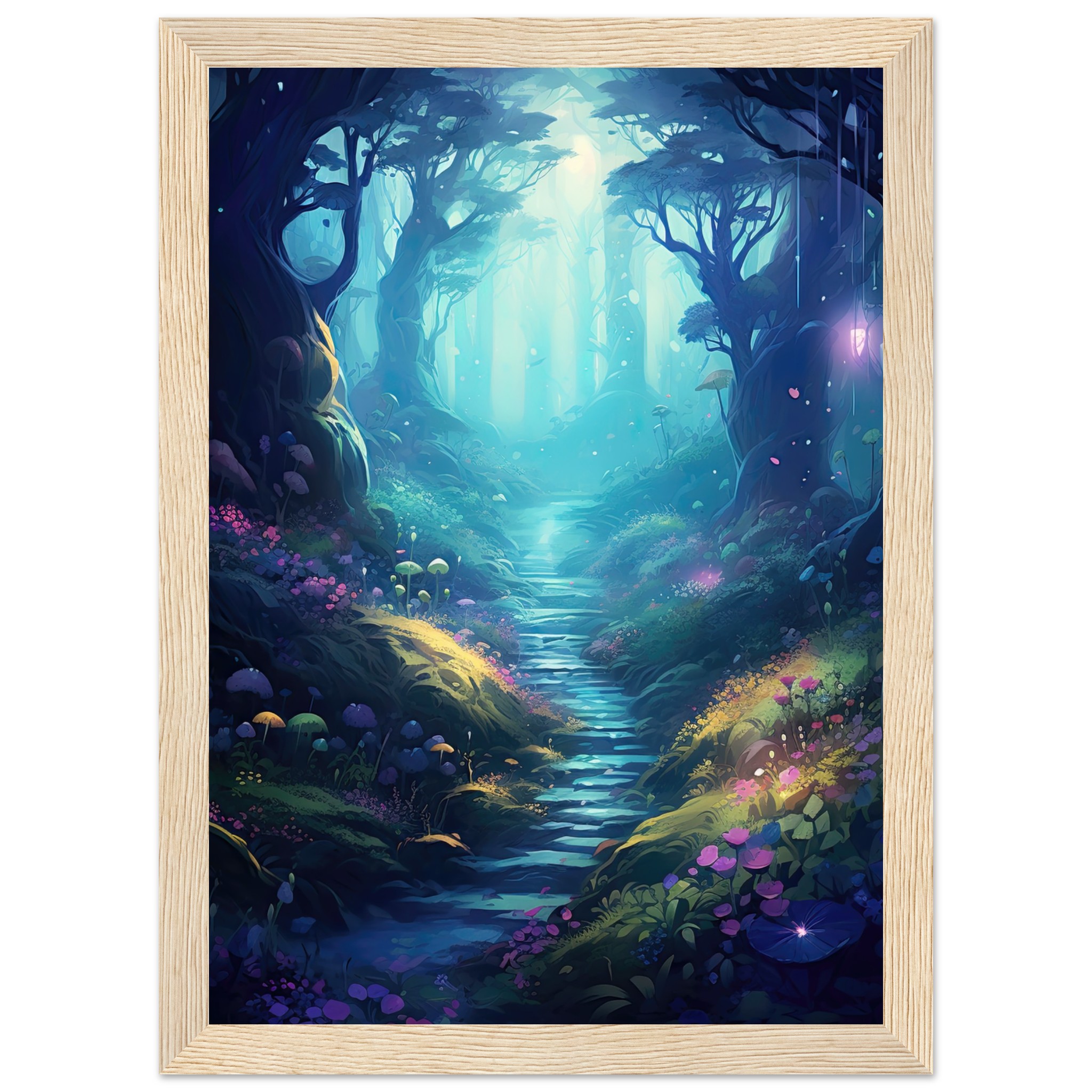 Path Through the Magic Forest Framed Print