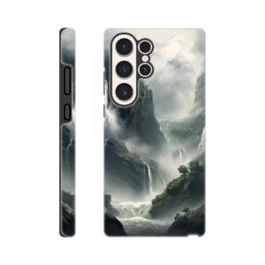 Mountain Waterfalls Rugged Phone Case - Tough case, Samsung - Galaxy S23 Ultra