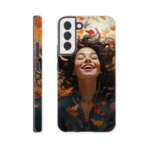Pure Happiness Joyful Girl Phone Case - Tough case, Samsung - Galaxy S22 Plus