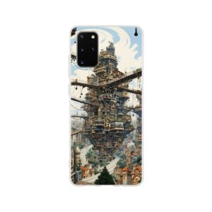 Surreal City Abstract Phone Case - Flexi case, Samsung - Galaxy S20 Plus