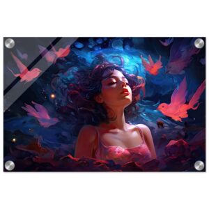 Sweet Dreams Beautiful Acrylic Print - 30x45 cm / 12x18″