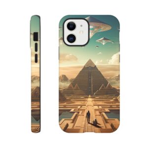 Sci-Fi Futuristic Egypt Phone Case - Tough case, Apple - iPhone 12