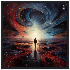 Infinity Abstract Design Frame Print