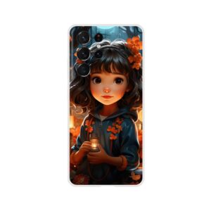 Enchanted World – Girl – Phone Case - Flexi case, Samsung - Galaxy S21 Ultra