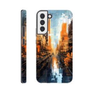 Abstract City Paint Splatter Phone Case - Tough case, Samsung - Galaxy S22 Plus