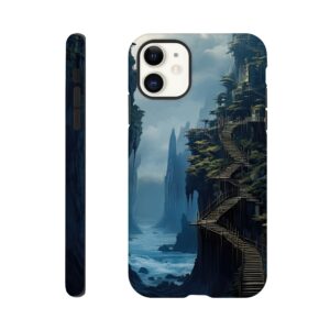 Cliffside Kingdom Landscape Phone Case - Tough case, Apple - iPhone 11
