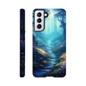 Path Through the Magic Forest Phone Case - Tough case, Samsung - Galaxy S21